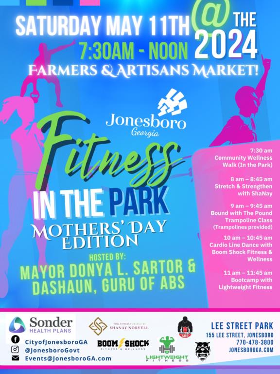 Fitness in the Park - A Mother's Day Weekend Celebration!