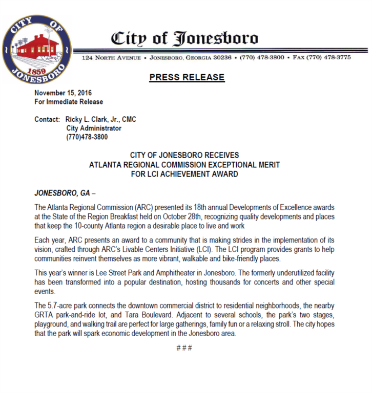 Jonesboro 3rd Annual Clean Up Day